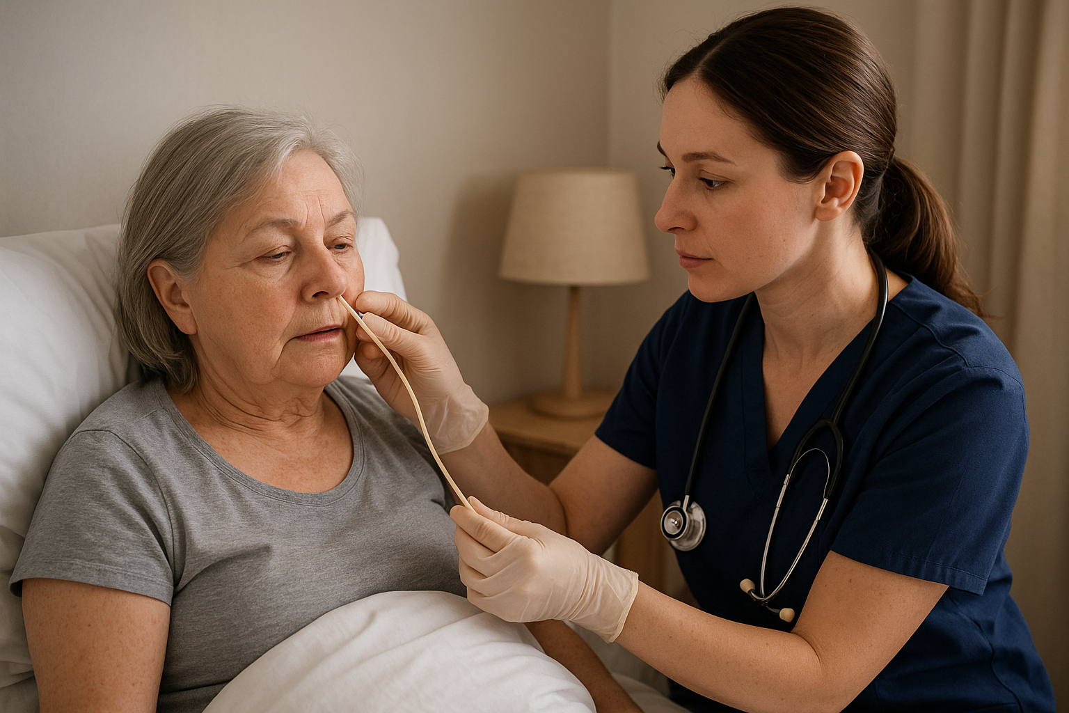 Ryle's Tube Insertion at Home